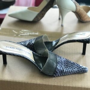 Beautiful black snake shoes